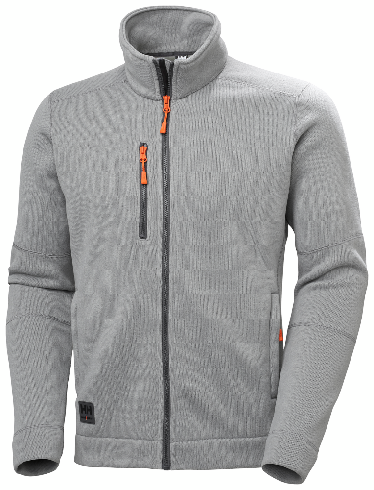 FLEECEJACKA HELLY HANSEN KENSINGTON STICKAD, POLARTEC LJUSGRÅ L