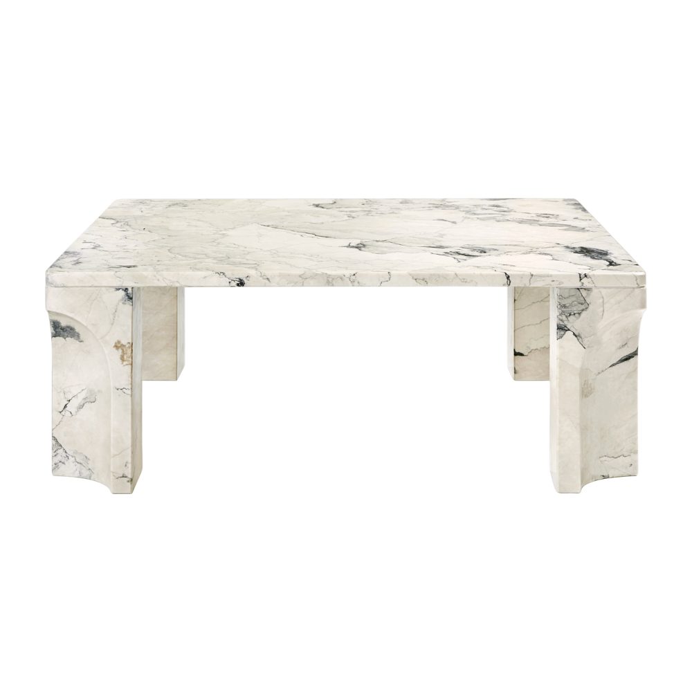 Doric soffbord 80x80 cm, Electric grey