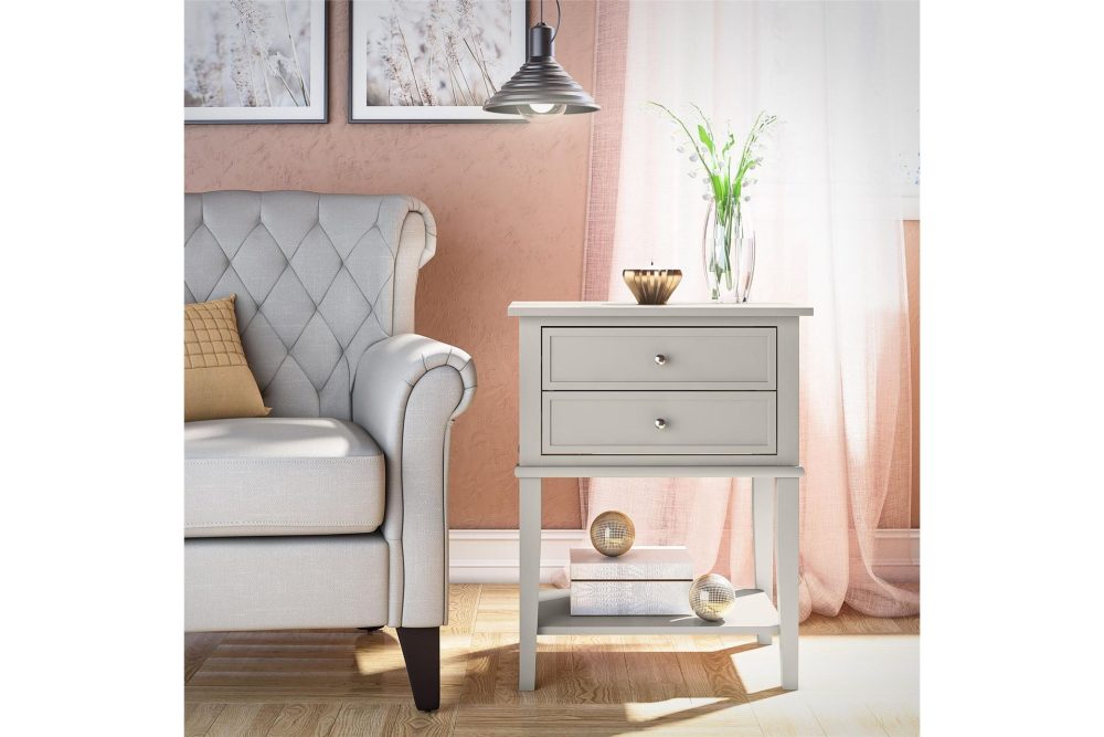 Franklin Sidobord 56x39 cm Beige