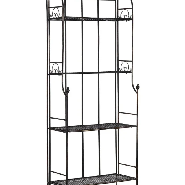 Hylla ISERNIA 61 cm 155 cm Metall Svart