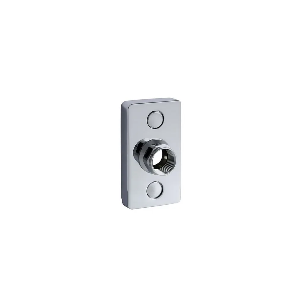 Väggbricka Designline Enkel G15 - Ø15 Pex Förkromad