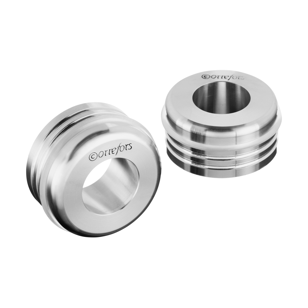 Light switch ljusadapter 2-pack, Aluminium