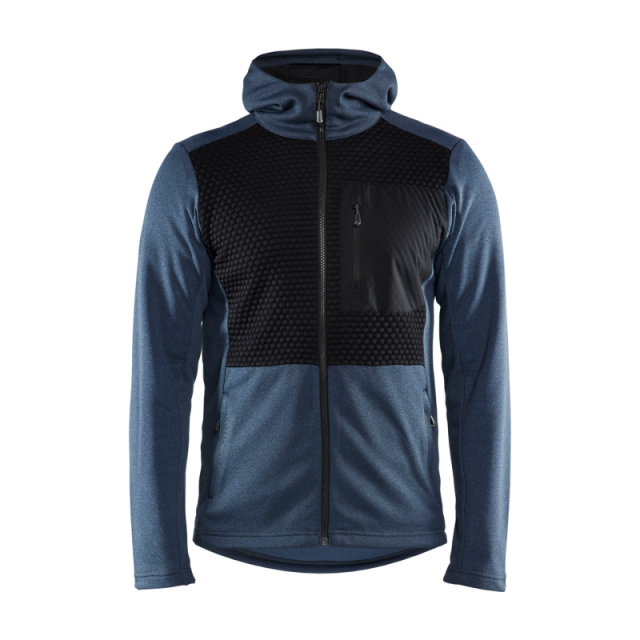 LUVTRÖJA BLÅKLÄDER 3540 2533 FULL ZIP, NUMB BLUE/BLACK M