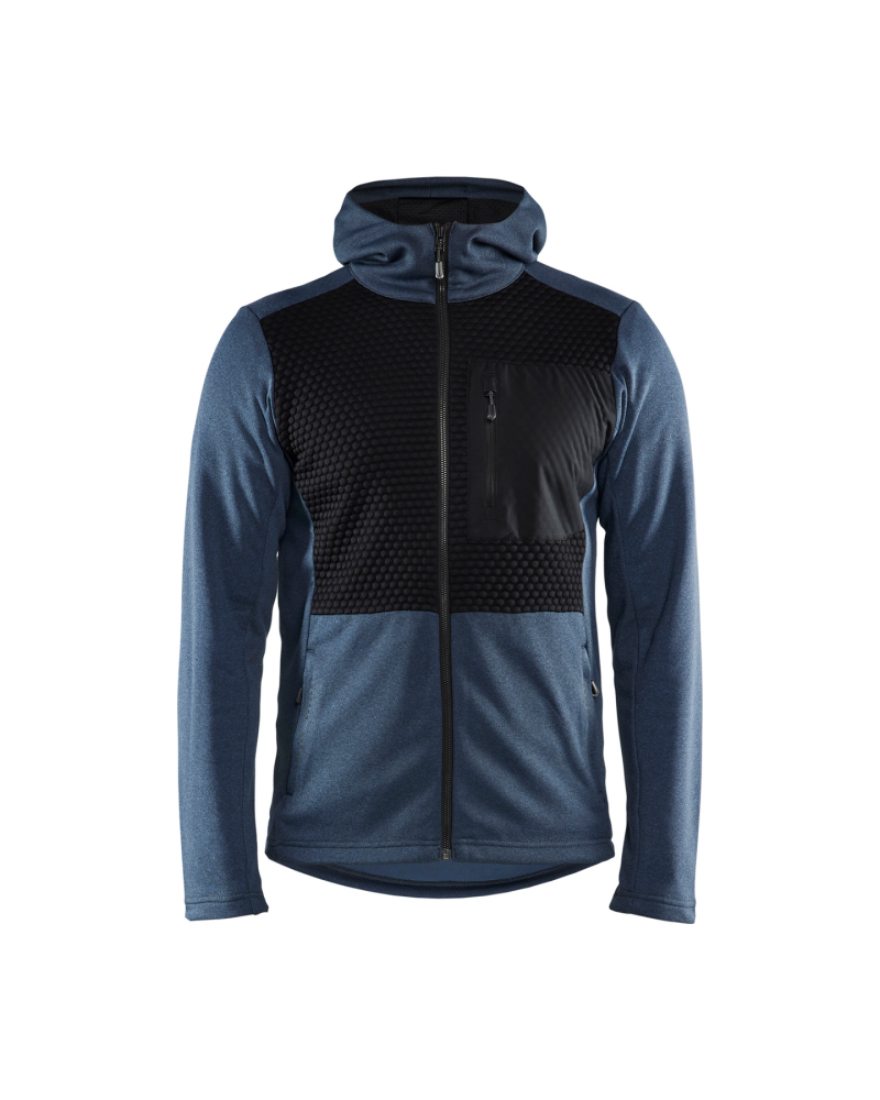 LUVTRÖJA BLÅKLÄDER 3540 2533 FULL ZIP, NUMB BLUE/BLACK M
