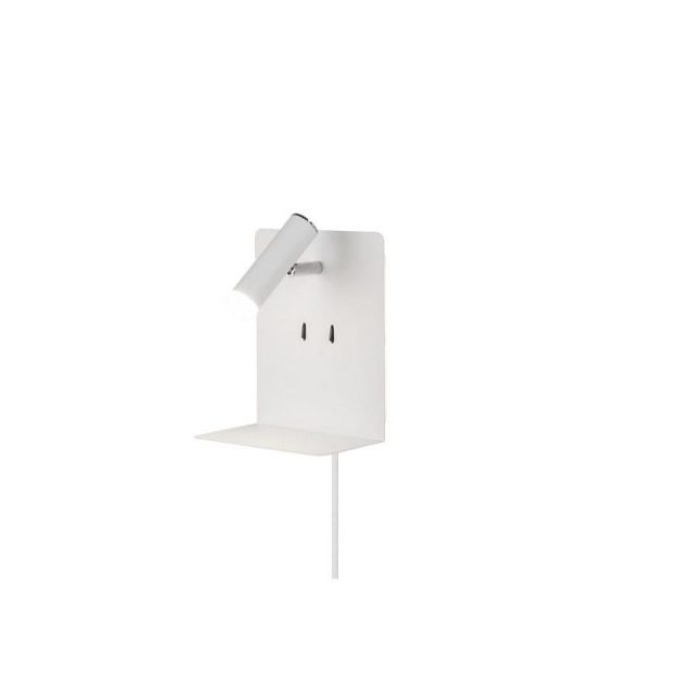 Vägglampa TRIO Element Mattvit