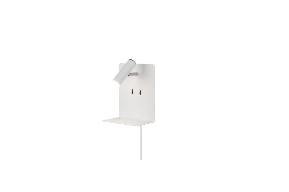 Vägglampa TRIO Element Mattvit