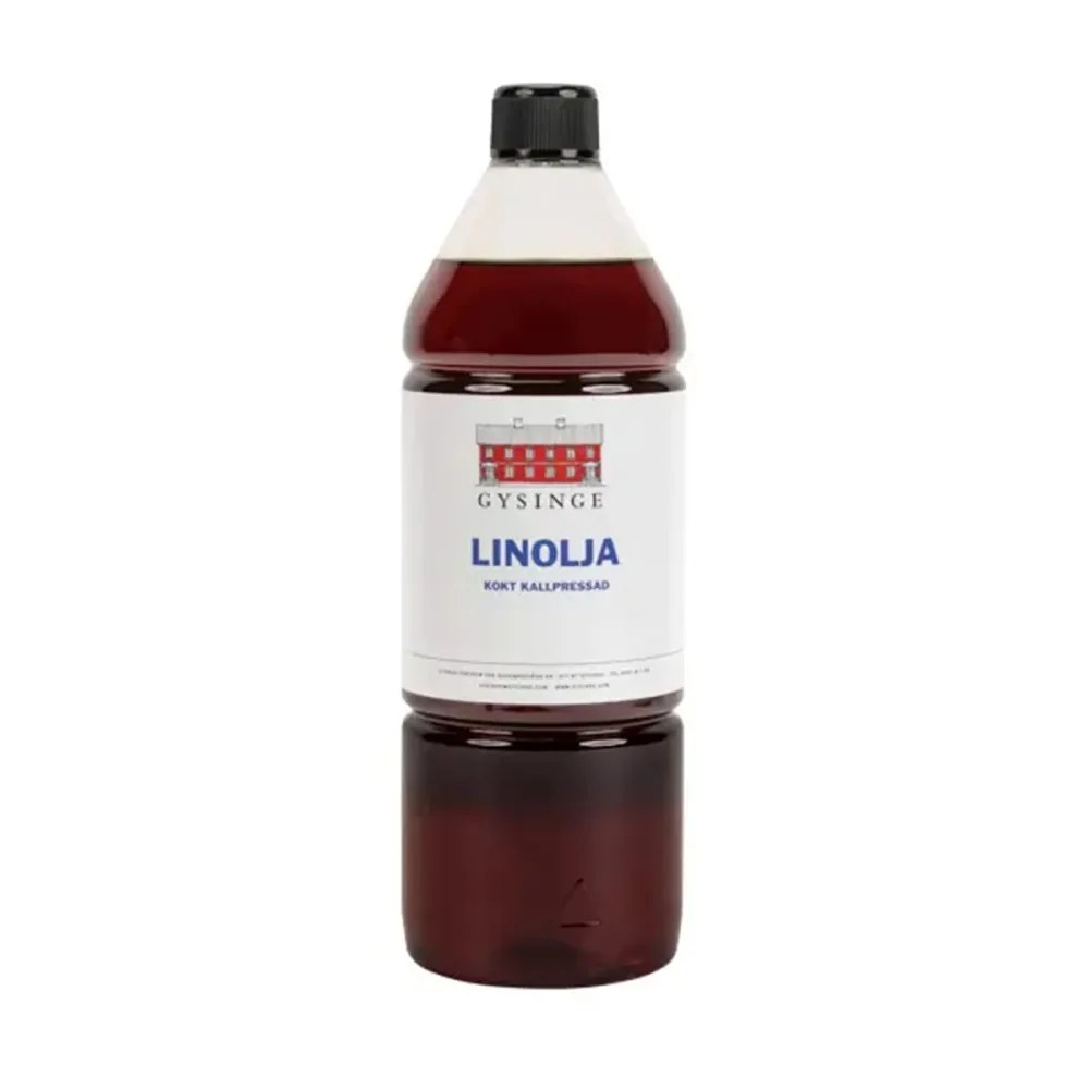 Linolja Kokt Kallpressad