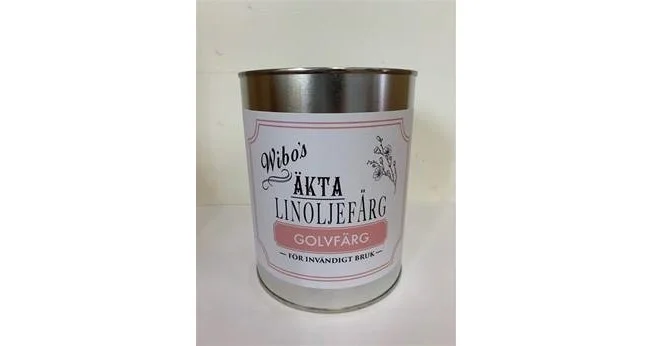 Linoljefärg Golvfärg Inomhus 5 L Vit