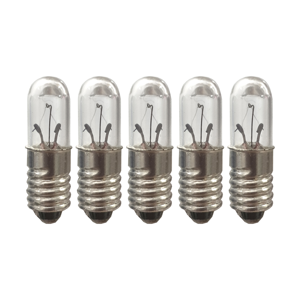 Lit ljuskälla E5 reservlampa 12V 0,6W, 5-pack, klar