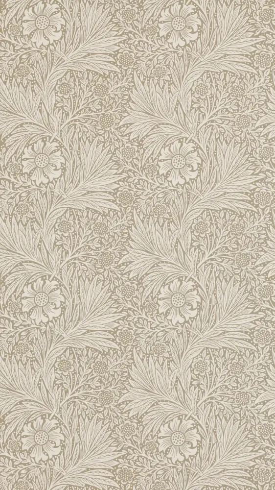 Morris & Co - Marigold Linen Morris and Friends Wallpa