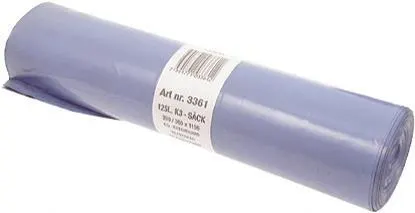 Rullpack 198278 Sopsäck blå/svart 125 liter, 25 st/rulle - Bild 2