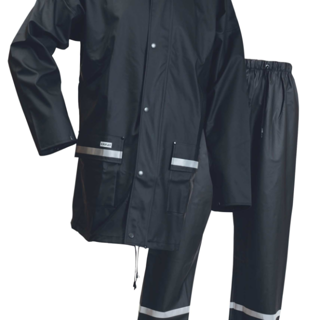 REGNSTÄLL LYNGSOE RAINWEAR SVART STL XXL