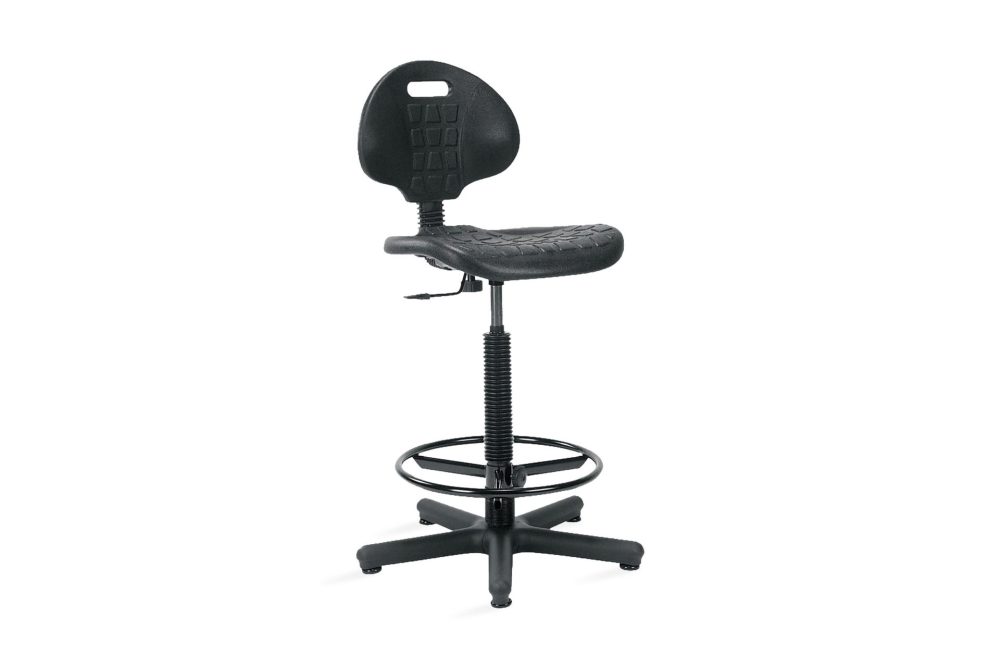 Kontorstol Hög Nargo 71x71xh89-120 cm Svart