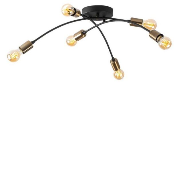 Taklampa Jano Svart / Vintage