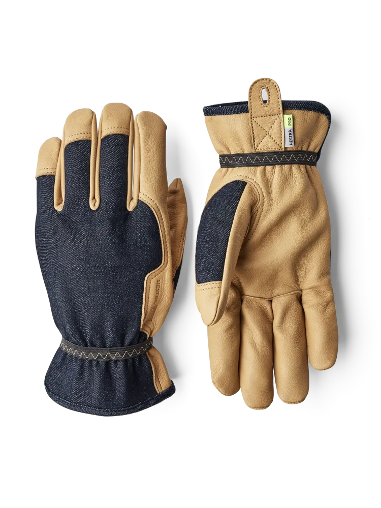 Hestra Pro Kobolt Denim Trädgårdshandske Indigo 9