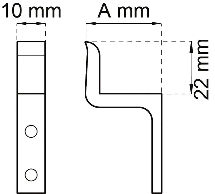 FÖNSTERVREDSHAKE 3 10MM MÄ FÖR