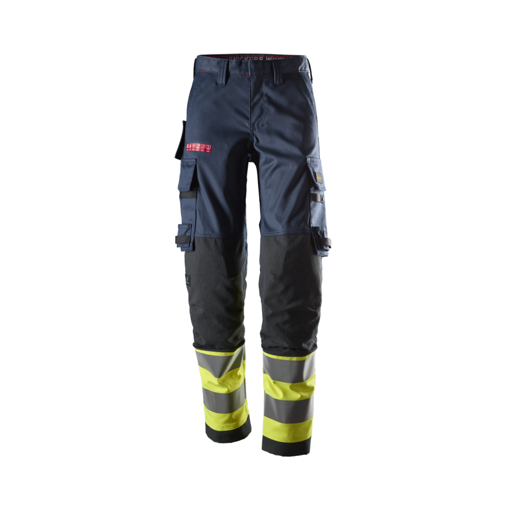 STRETCHBYXA DAM PW HV KL1 MARIN/VARSEL GUL STL 52