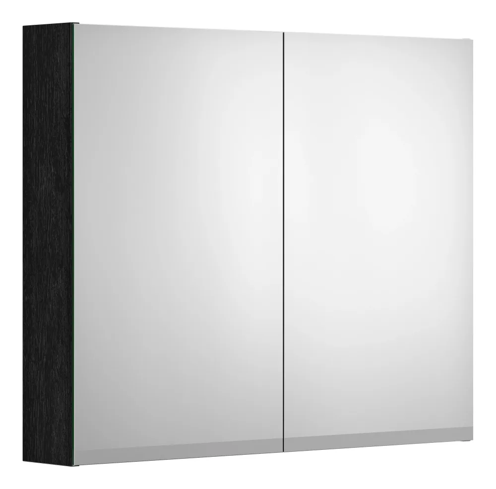 Gustavsberg Artic Spegelskåp svart, 80 cm