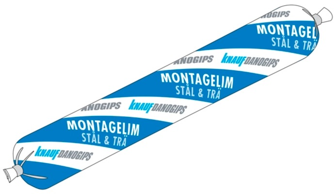 MONTAGELIM KNAUF STÅL & TRÄ 0,85KG