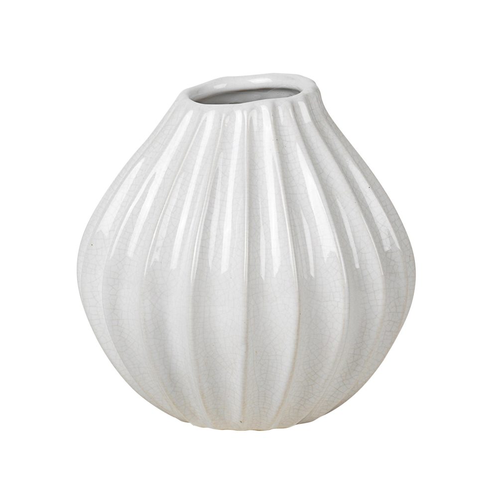 Wide vas ivory, 15 cm