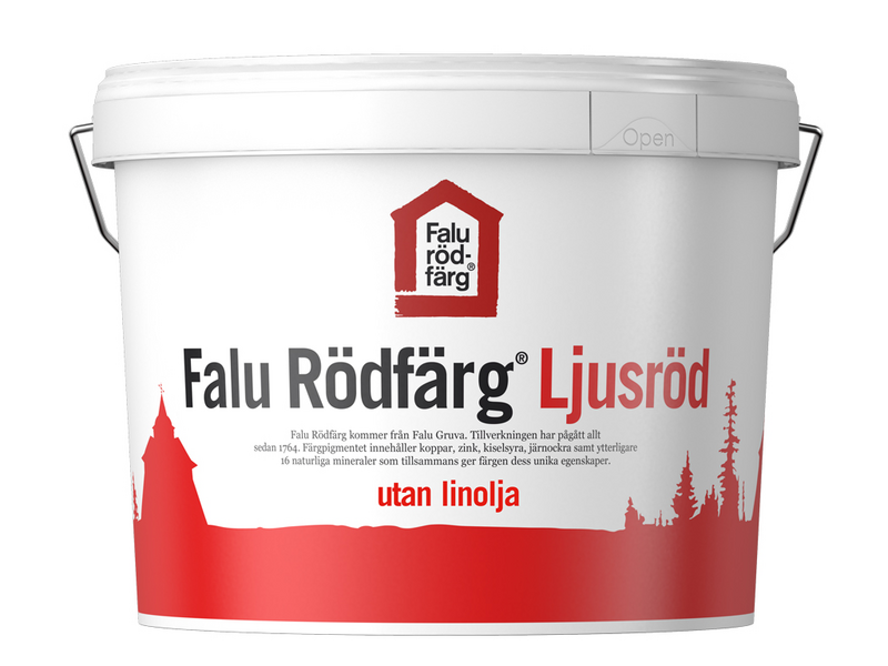 FALU RÖDFÄRG ORGINAL UTAN OLJA LJUSRÖD 10L