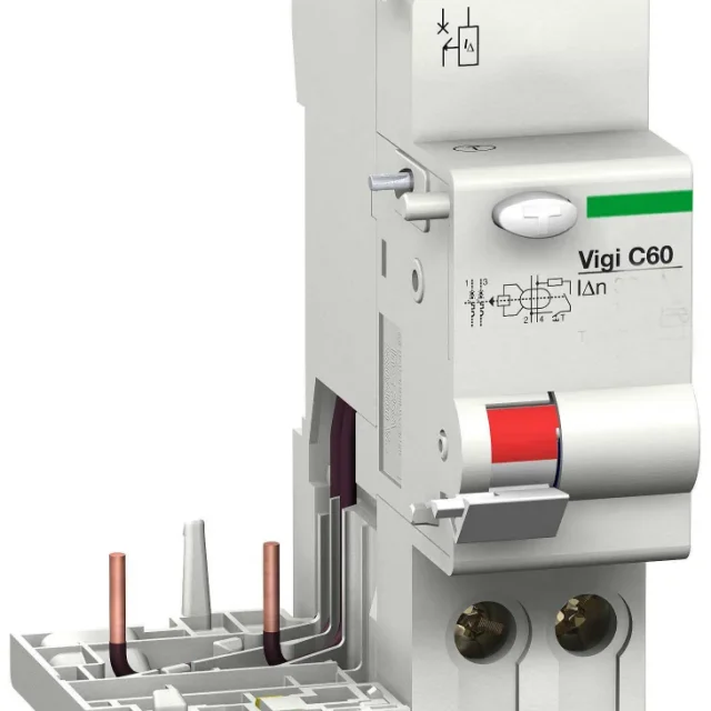 Schneider Electric Vigi C60 Jordfelsmodul 63A, 30mA, AC 2-polig