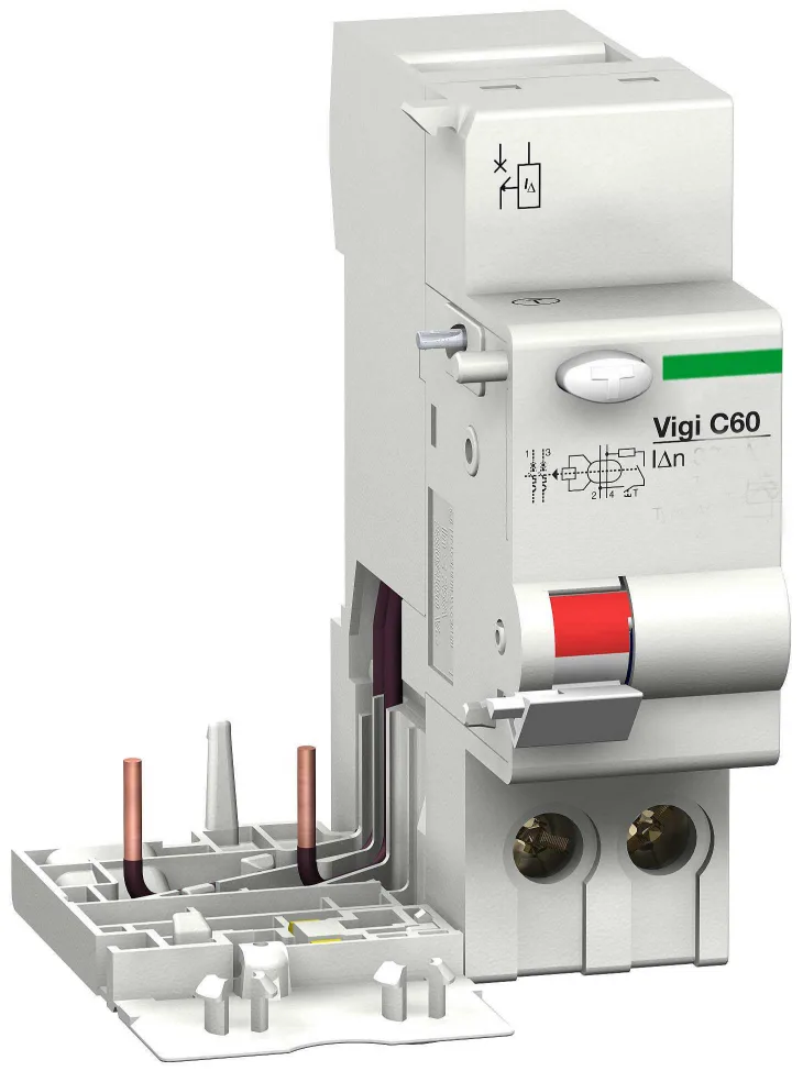Schneider Electric Vigi C60 Jordfelsmodul 63A, 30mA, AC 2-polig