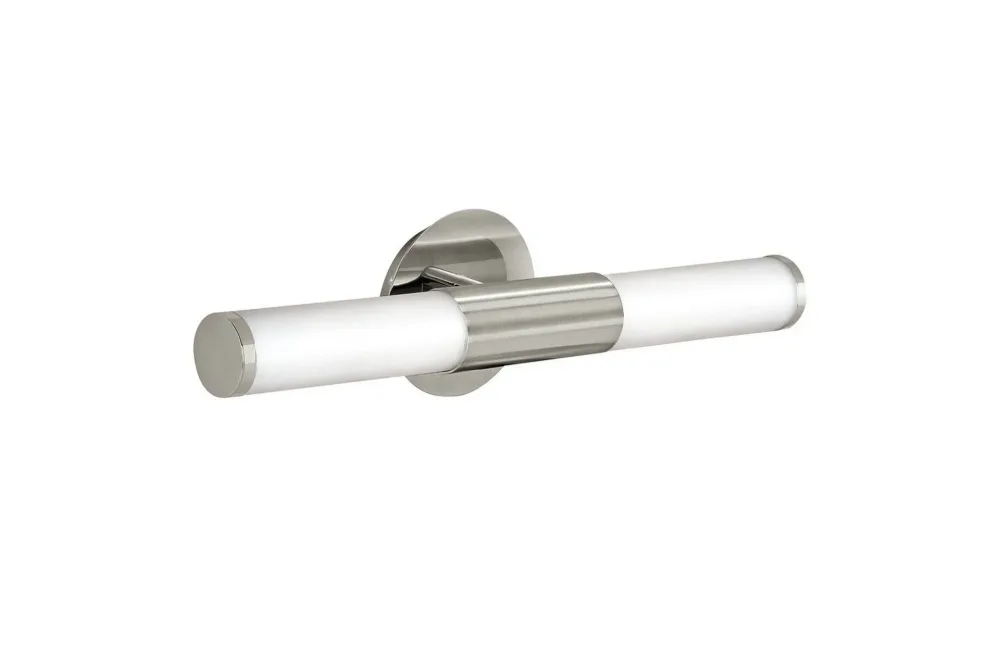 Vägglampa Eglo Palmera Nickel-Matt Vit