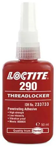 Loctite 290 Gänglåsning för metall, 50 ml, medelhög/hög styrka