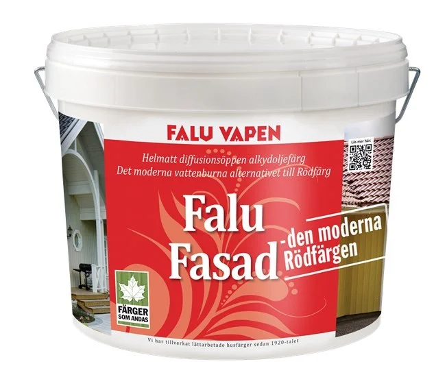 Falu Vapen Fasadfärg Faluröd 1L