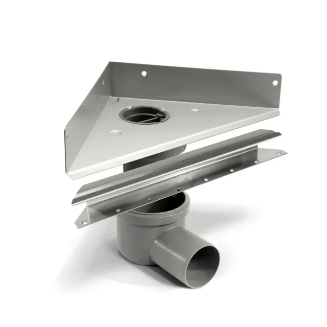 Unidrain Unidrain Golvränna hörnmodell, 200 mm