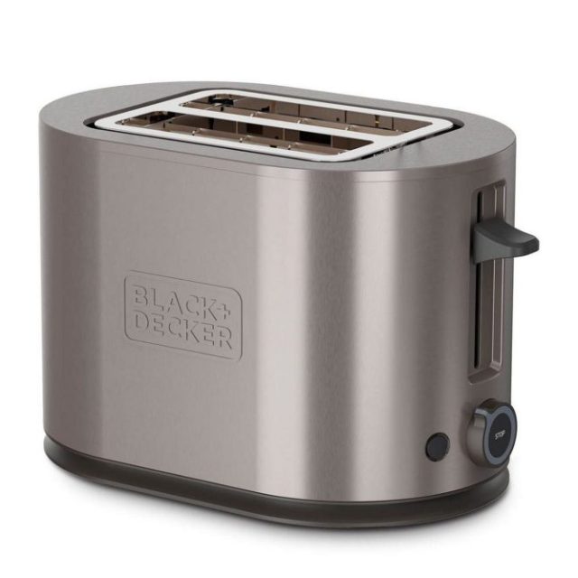 Brödrost Black+Decker 2 Fack Rostfritt 900W Stål