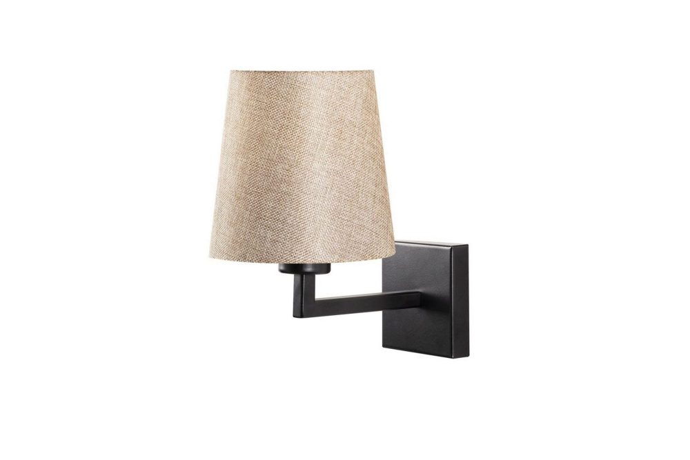 Vägglampa Fenda Svart / Grädde