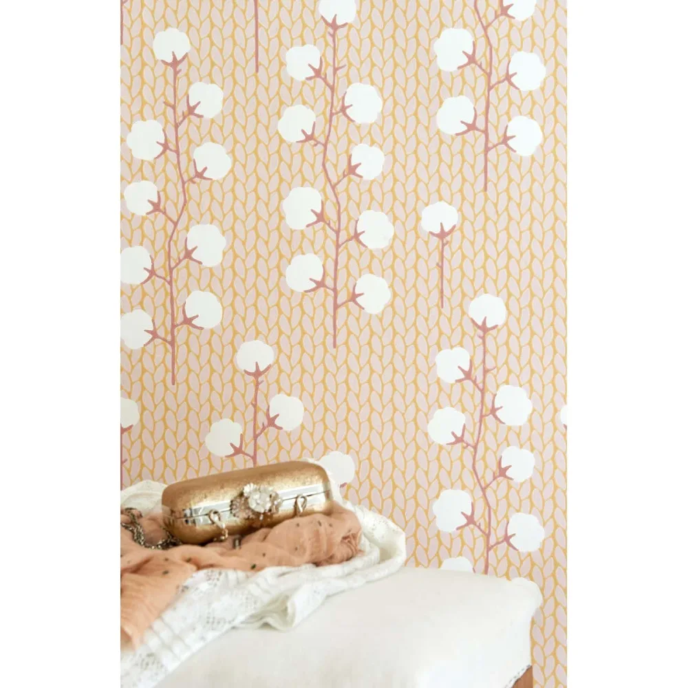 My Secret Garden Sweet Cotton 108-01 Rosa Tapet | Stuvbutiken - Bild 3