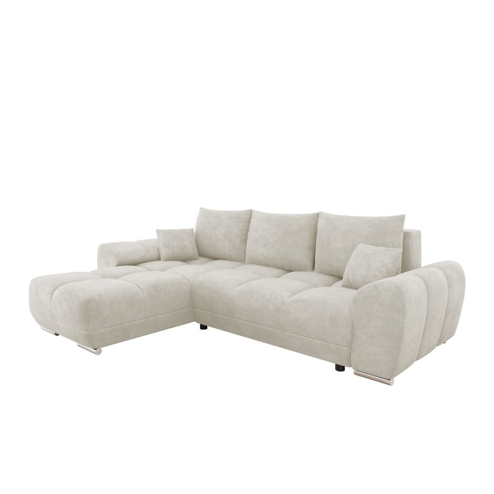 Simerly 4-sits Bäddsoffa divan vänster med förvaring