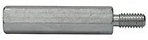 Bufab DSSM60100030 Distansskruv M-gänga, FZB, 6-kant M6 x 30 mm, 100-pack