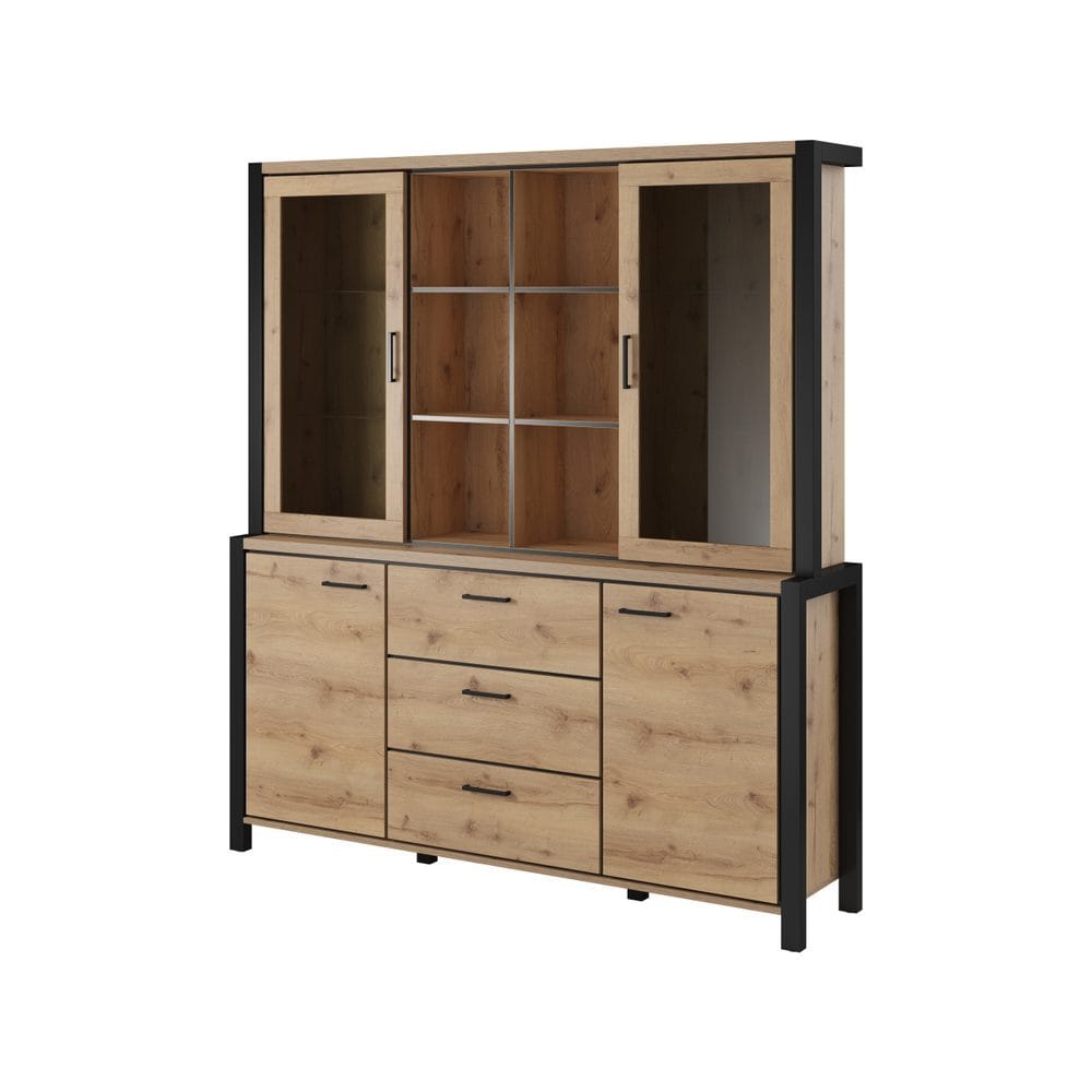 Sideboard- 26 Hörnskåpsset Aktiv 4 dörrar 3 lådor 04+26
