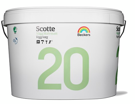 VÄGGFÄRG BECKERS SCOTTE 20 C-BAS 9L