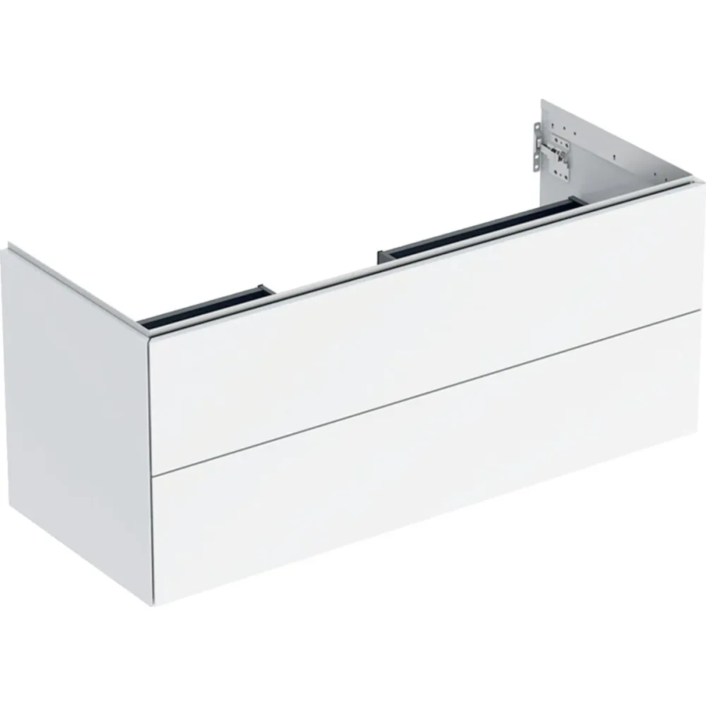 Geberit ONE 505.265.00.1 Kommod 120 x 47 cm, 2 lådor, vit Blank - Bild 2