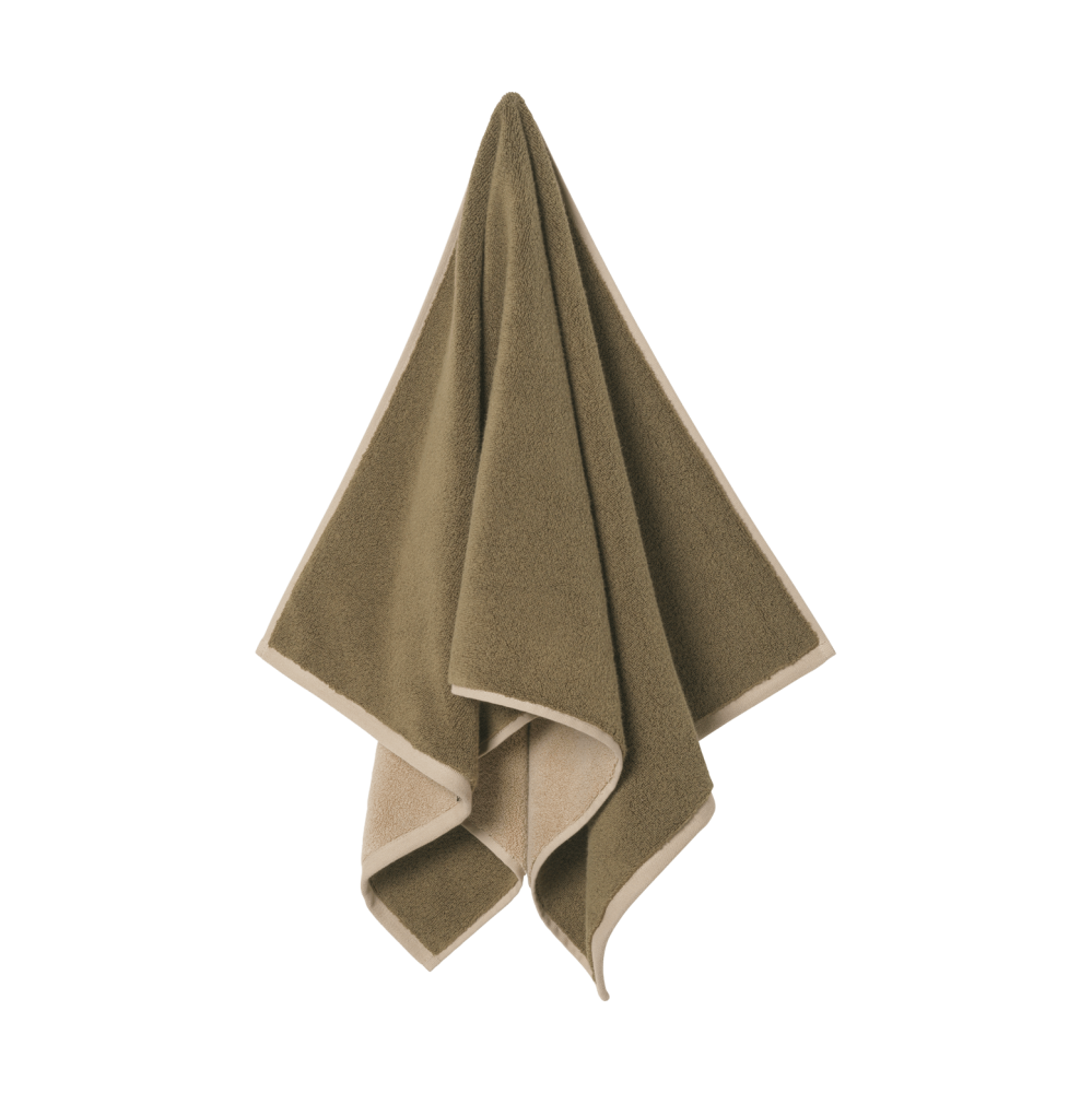 Ekko badhandduk, Olive-cashmere, 70x140 cm