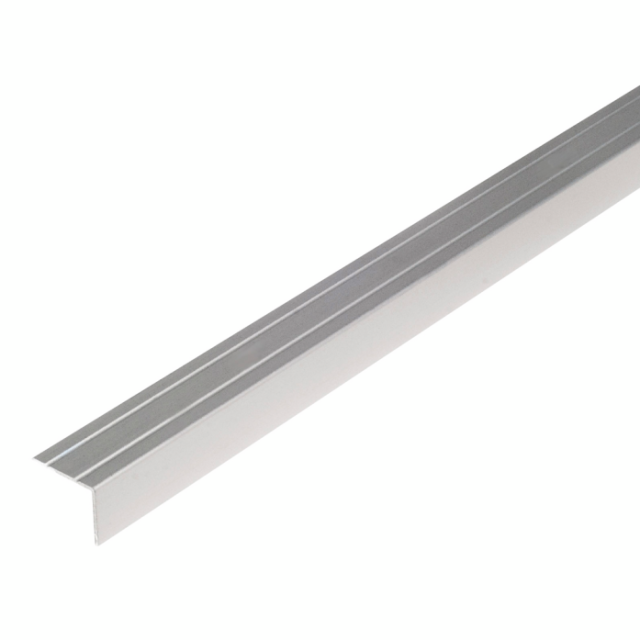 TRAPPKANTLIST D-PROFILE N GRAFIT TEJP MONTERING 180CM 25X20MM