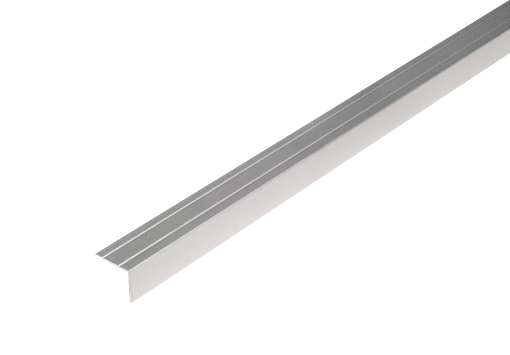TRAPPKANTLIST D-PROFILE N GRAFIT TEJP MONTERING 180CM 25X20MM
