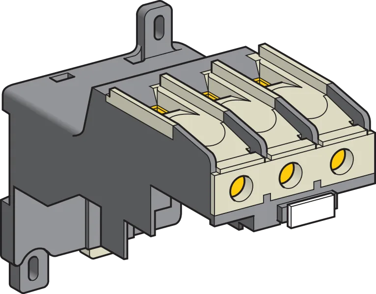 Schneider Electric LA7D3064 Fäste för överströmsrelä