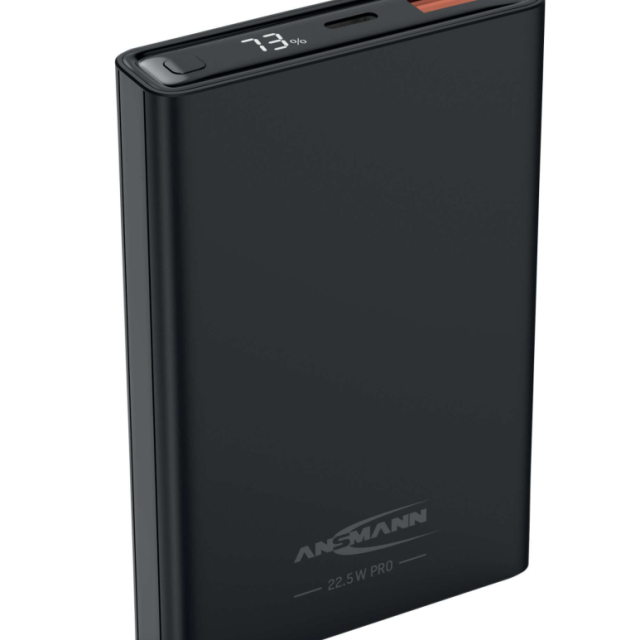 LADDARE ANSMANN PORTABEL 10000 MAH, SVART