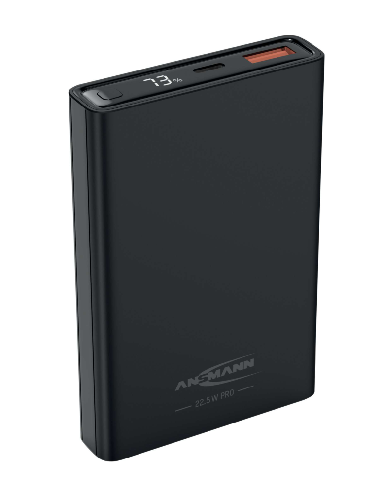 LADDARE ANSMANN PORTABEL 10000 MAH, SVART
