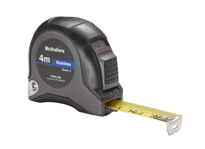 MÅTTBAND PRSS 4 M, ROSTFRITT STÅL
