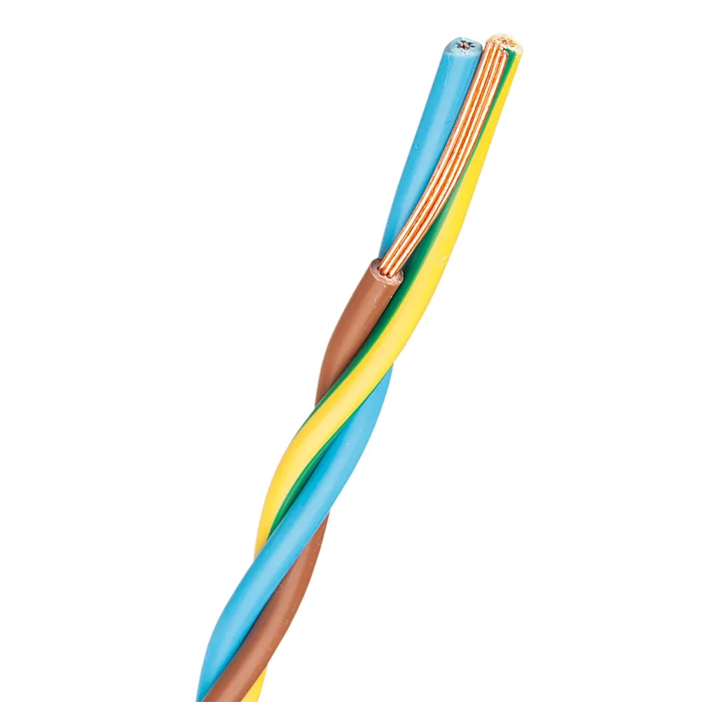 Nexans FQ Easy Installationskabel H07Z1-R, 450/750 V, tvinnad 3G1,5 mm²