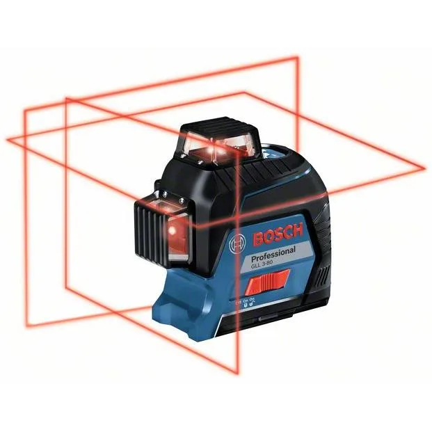 Bosch GLL 3-80 Korslaser med alkaliska batterier