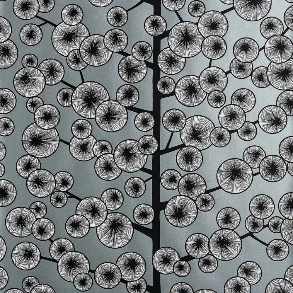 Signature Cotton Tree Gunmetal Misp1374 Silver Tapet - Midbec | Stuvbutiken