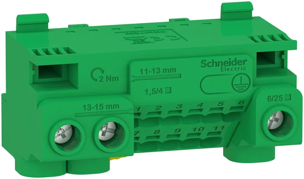 Schneider Electric Resi9 CX LGYT1E24 Jordplint 440 V 24 anslutningar - Bild 2